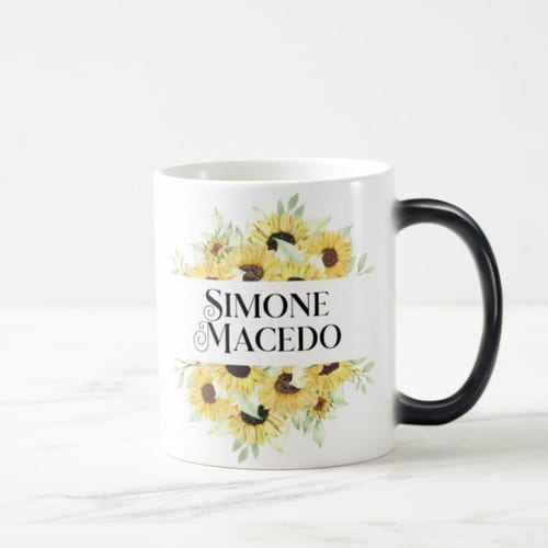 Caneca Mágica Presente Personalizado Aniversário Natal