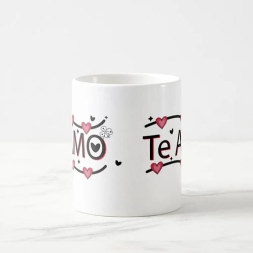 Caneca Mágica Presente Criativo Especial Amor Casal Te Amo