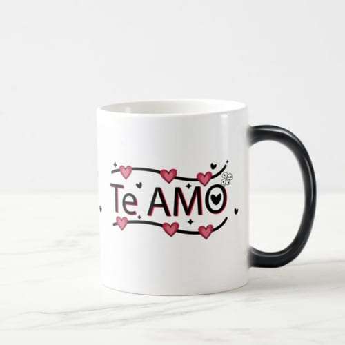 Caneca Mágica Presente Criativo Especial Amor Casal Te Amo