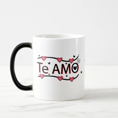Caneca Mágica Presente Criativo Especial Amor Casal Te Amo