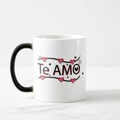 Caneca Mágica Presente Criativo Especial Amor Casal Te Amo