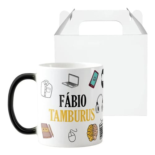 Caneca Mágica Presente Aniversário Personalizado para Homem