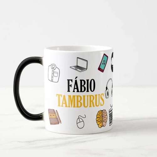 Caneca Mágica Presente Aniversário Personalizado para Homem