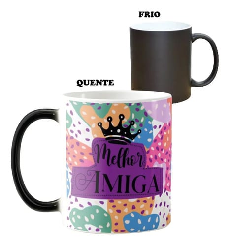 Caneca Mágica Presente Criativo Amizade para Melhor Amiga - Outros (Amigo(a))