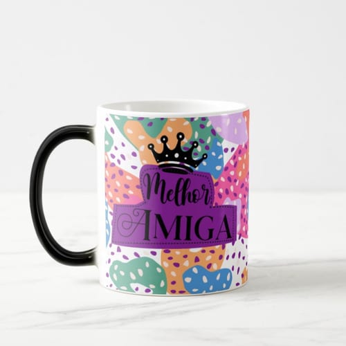 Caneca Mágica Presente Criativo Amizade para Melhor Amiga