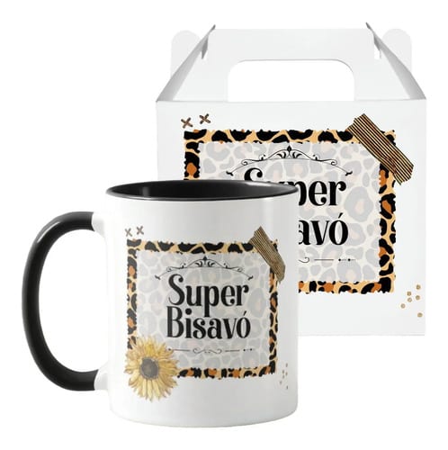 Caneca Personalizada com Frase Presente para Super Bisavó - Família (Bisavó)