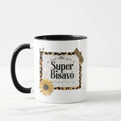Caneca Personalizada com Frase Presente para Super Bisavó