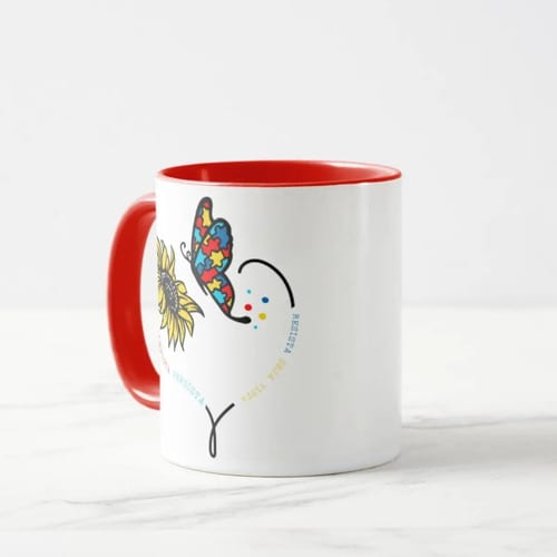 Caneca Presente Dia Mundial de Conscientização do Autismo