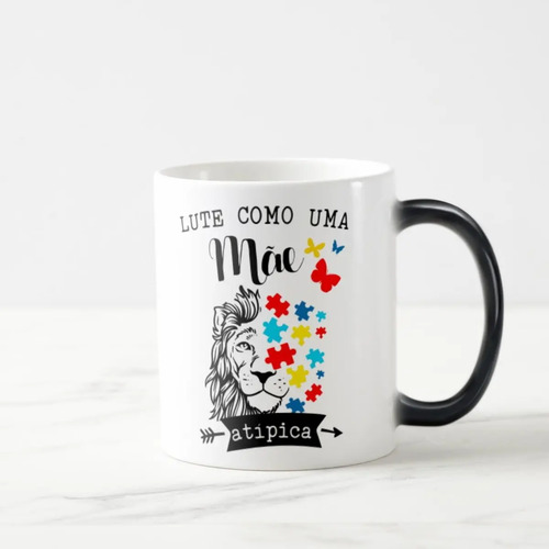 Caneca Mágica Presente Criativo Autismo Mãe Orgulhosa