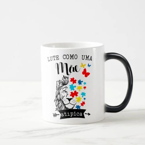 Caneca Mágica Presente Criativo Autismo Mãe Orgulhosa