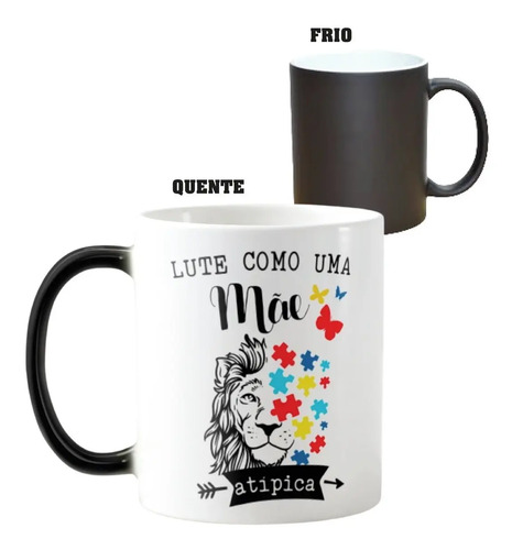 Caneca Mágica Presente Criativo Autismo Mãe Orgulhosa