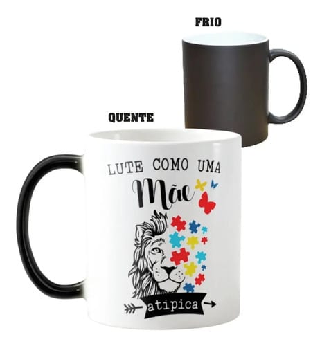 Caneca Mágica Presente Criativo Autismo Mãe Orgulhosa