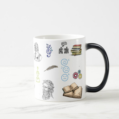 Caneca Mágica Presente Especial com Nome Professor Filosofia