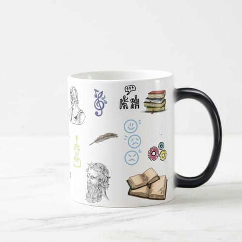 Caneca Mágica Presente Especial com Nome Professor Filosofia