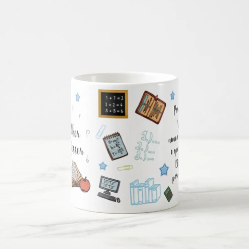 Caneca Mágica Presente Personalizado para Melhor Professor