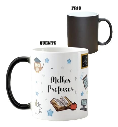 Caneca Mágica Presente Personalizado para Melhor Professor