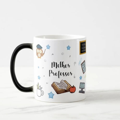 Caneca Mágica Presente Personalizado para Melhor Professor