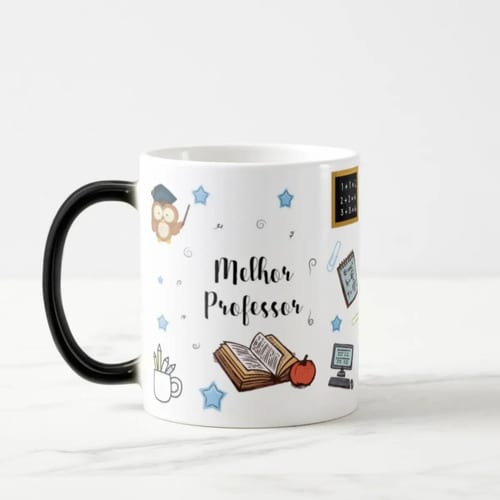 Caneca Mágica Presente Personalizado para Melhor Professor