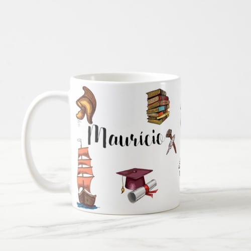 Caneca Personalizada Presente Profissão Professor História