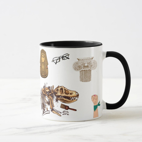 Caneca Professor de História Presente Personalizado com Nome