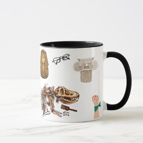 Caneca Professor de História Presente Personalizado com Nome