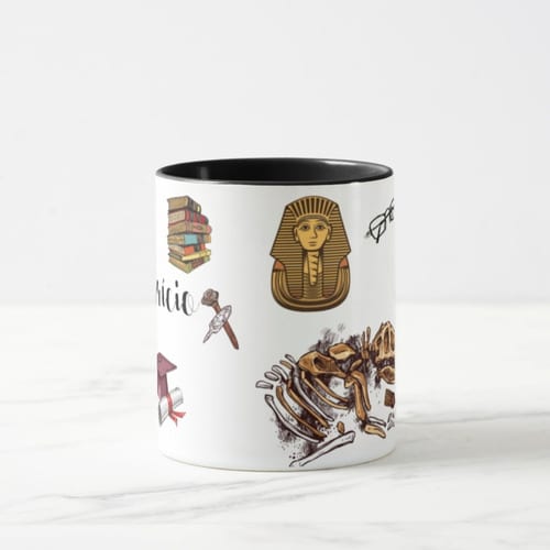 Caneca Professor de História Presente Personalizado com Nome