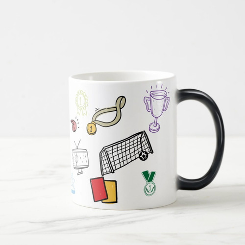 Caneca Mágica Presente Criativo para Técnico de Futebol