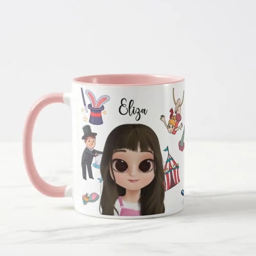 Caneca Personalizada Presente Criativo para Artista Circense