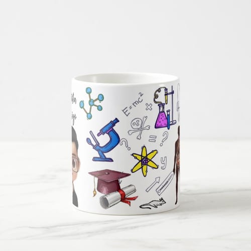 Caneca Personalizada Presente para Professor de Ciências