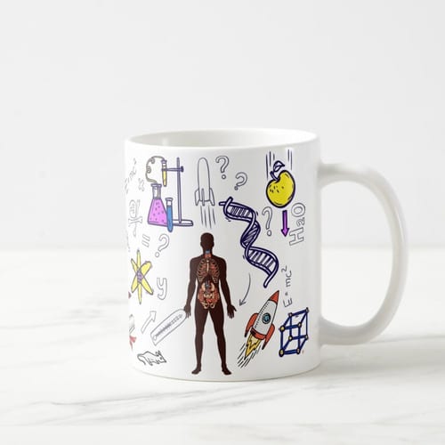Caneca Personalizada Presente para Professor de Ciências
