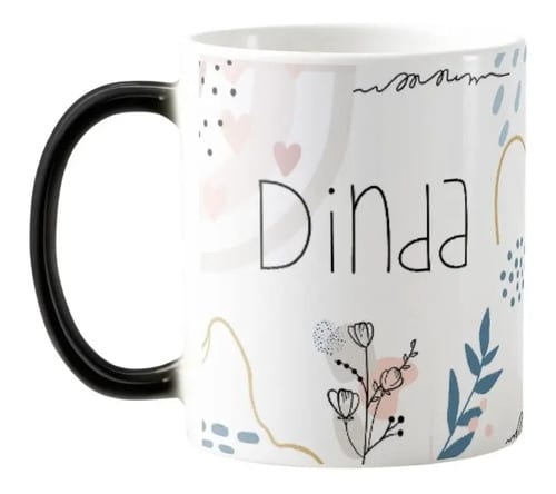 Caneca Mágica Presente Criativo para Dinda Batizado Crisma - Batizado (Batizando(a))