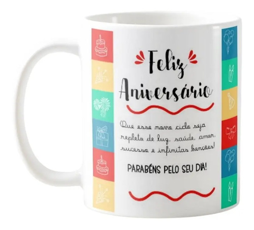 Caneca Presente de Aniversário Criativo para Amigos - Outros (Aniversário)
