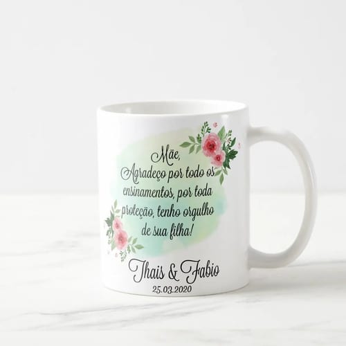 Caneca Presente Irmã da Noiva Lembrança Casamento