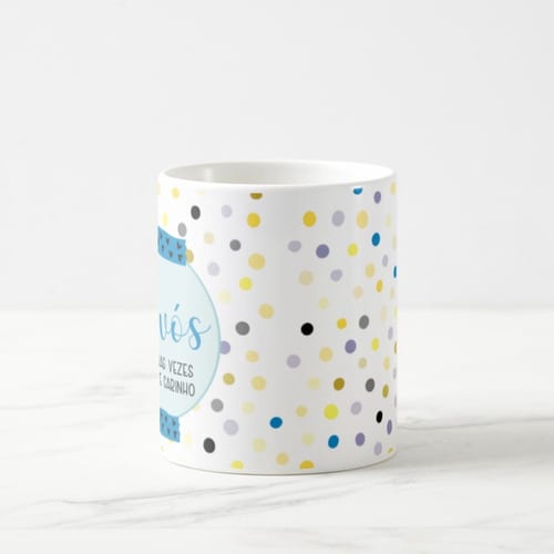 Caneca Presente Criativo Avós Duas Vezes Amor E Carinho