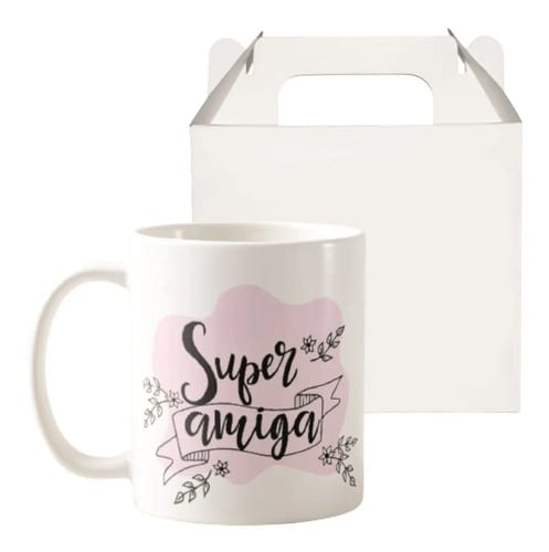 Caneca Presente Feminino Especial para Super Amiga - Outros (Amigo(a))