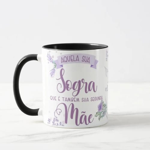 Caneca Sogra Presente Especial para Segunda Mãe Aniversário