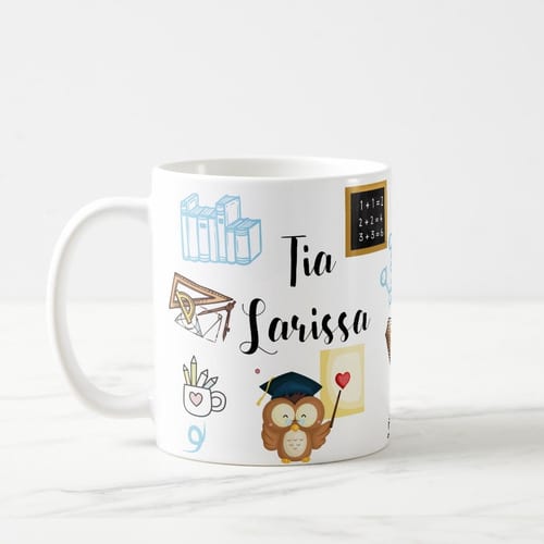 Caneca Personalizada Professora Presente Escola Aluno