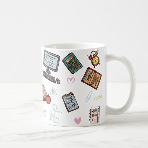 Caneca Personalizada Professora Presente Escola Aluno
