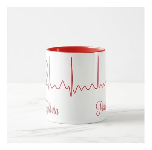 Caneca Estetoscópio Profissão Medicina Presente para Médica