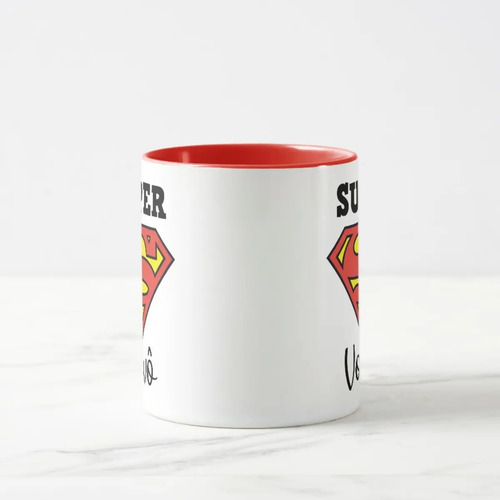 Caneca Divertida de Presente Personalizado para o Super Vovô
