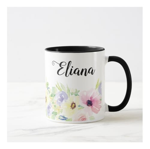 Caneca Fé Amor Gratidão