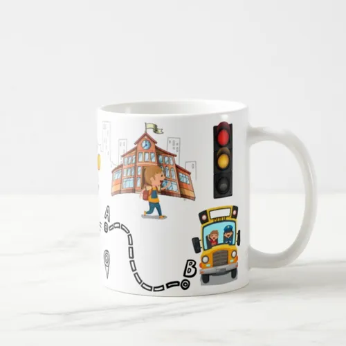 Caneca Presente Personalizado para Motorista Escolar
