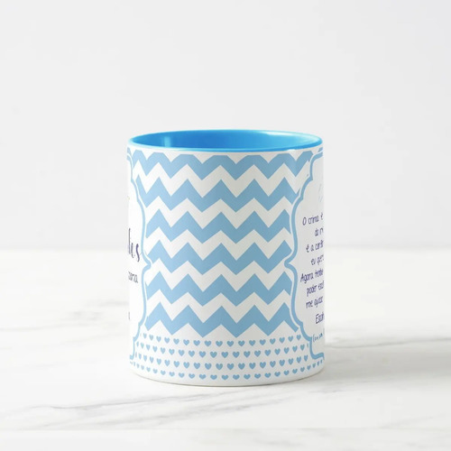 Caneca Personalizada Presente Padrinho de Crisma com Nomes