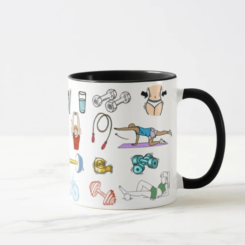 Caneca Personalizada Personal Trainer Com Nome E Avatar