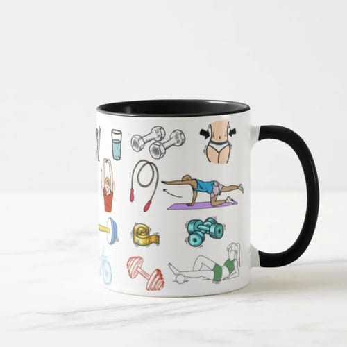 Caneca Personalizada Personal Trainer Com Nome E Avatar