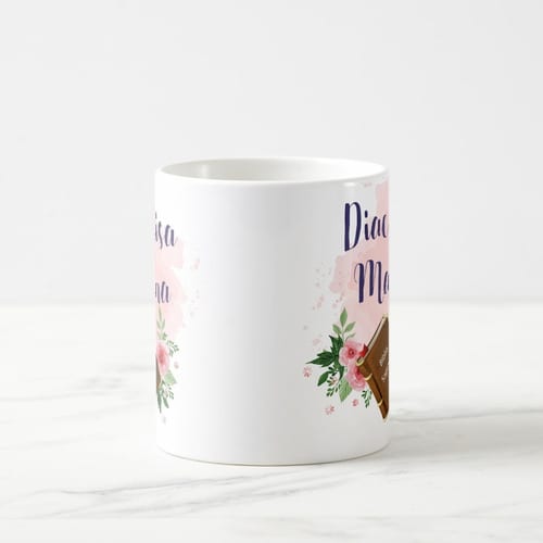 Caneca Personalizada Presente Criativo Diaconisa com Nome
