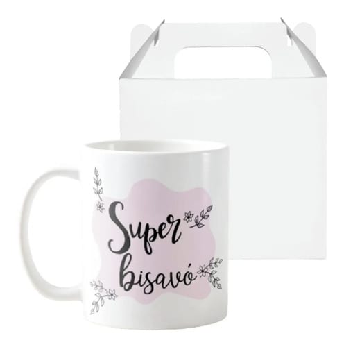 Caneca Delicada e Personalizada de Presente para Bisavó Bisa - Família (Avó/Avô)