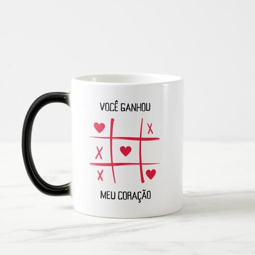 Caneca Mágica Especial para Casal Dia dos Namorados