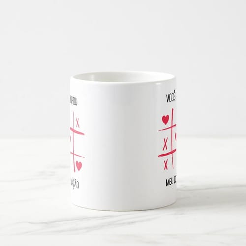 Caneca Mágica Especial para Casal Dia dos Namorados