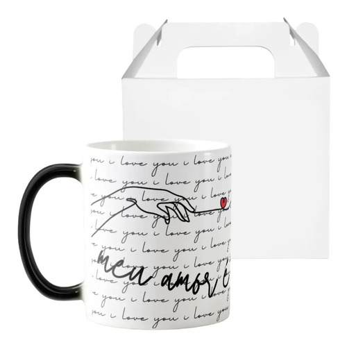 Caneca Mágica Presente Criativo Romântico Casal Namorados